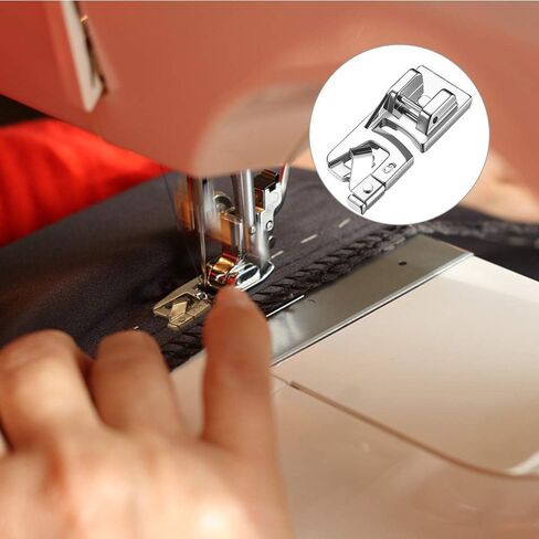 6 Pcs Rolled Hem Presser Foot - Hemming Foot Kit for Compatible with Singer, Brother, Babylock, Euro-Pro, Janome and More in Kuwait