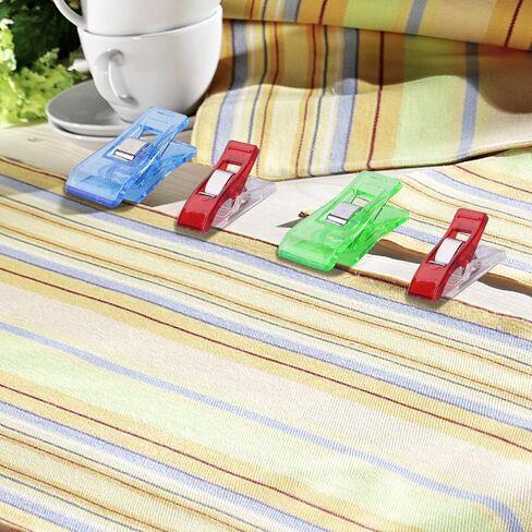 Quilting Clips and Sewing Fabric Clips,Pack of 100,80 Small +20 Middle Quilt Clips Perfect for Sewing Binding,Crafts,Paper Work and Hanging Little Things in Saudi Arabia