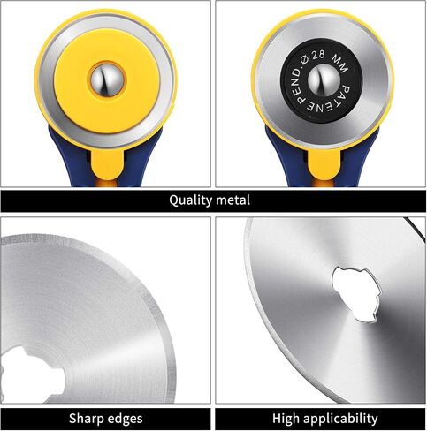 Mudder 45 mm 36 Packs Rotary Cutter Replacement Blades for Sewing Crafts in Kuwait