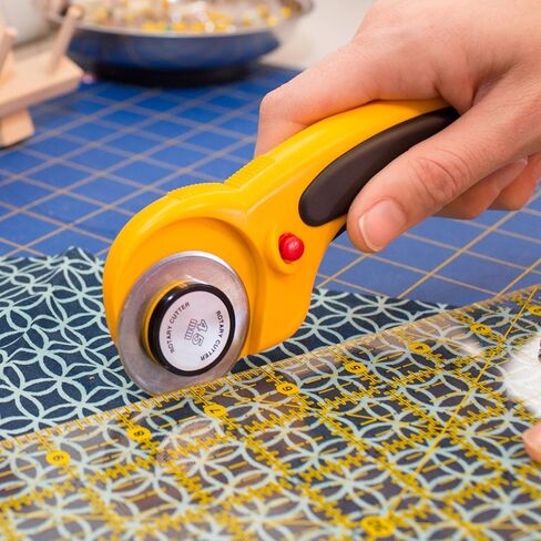 شفرات قاطعة دوارة من Premier Blades مقاس 45 مم - (15 حزمة) تناسب شفرات Fiskars وOlfa وMartelli والمزيد - عجلة قطع قماش الاستوديو للنسيج والورق in Saudi Arabia