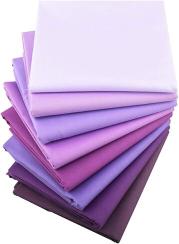 Hanjunzhao Green Solids Fat Quarters Fabric Bundles, Precut Quilting Sewing Fabric, 18 x 22 inches in Kuwait