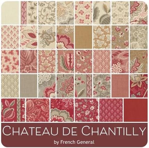 مودا، جيلي رول، شاتو دي شانتيلي، أربعون شريطًا من القماش مقاس 2.5 بوصة in Kuwait