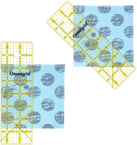 مسطرة أومنيجريد، 5.75 سم × 20.32 سم، شفافة in Kuwait