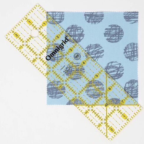 مسطرة أومنيجريد، 5.75 سم × 20.32 سم، شفافة in Kuwait