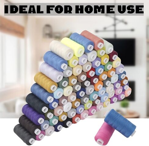 Sewing Thread Kit Includes 80 Colors Polyester Sewing Thread 400 Yards Each Spool for Hand Sewing, Quilting and Sewing Machine Use in Kuwait