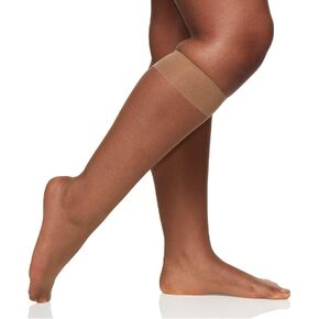 Berkshire Womens 3-pair-pack Queen Size Ultra Sheer Knee Highs With Sandalfoot Toe