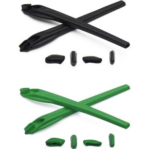 PapaViva Replacement Nose Pieces & Ear Socks Rubber Kits for Oakley Flak 2.0 OO9295/Flak 2.0 XL OO9188