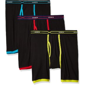 Hanes Men's 3-Pack X-Temp Active Cool Long Leg Boxer Brief in Saudi Arabia