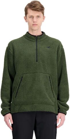 New Balance Men's R.w.tech Sherpa Pullover Half Zip in Saudi Arabia