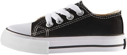 Mvlsoct Boys and Girl Low Top Canvas Kids Lace up Sneakers in Saudi Arabia