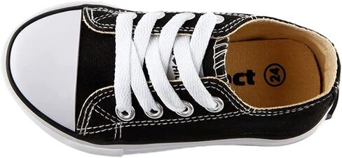 Mvlsoct Boys and Girl Low Top Canvas Kids Lace up Sneakers in Saudi Arabia