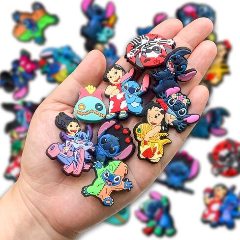 25PCS Shoe Charms for Clog Sandals Bracelets Decoration,Cartoon Shoes Charms for Kids Boys Girls Teens Adult Men Women Party Favor in Kuwait