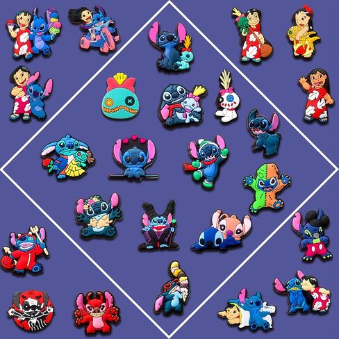 25PCS Shoe Charms for Clog Sandals Bracelets Decoration,Cartoon Shoes Charms for Kids Boys Girls Teens Adult Men Women Party Favor in Kuwait