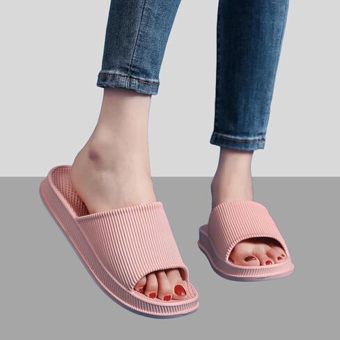 Crazy Lady Massage EVA Bathroom Sandals House Slippers | Soft cloud-like foot relief; odor-resistant, non-slip and quick-dry; lightweight for home, shower, pool and outdoor in Saudi Arabia