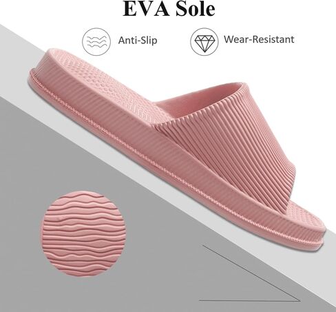 Crazy Lady Massage EVA Bathroom Sandals House Slippers | Soft cloud-like foot relief; odor-resistant, non-slip and quick-dry; lightweight for home, shower, pool and outdoor in Saudi Arabia