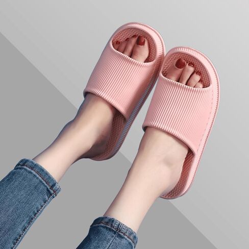 Crazy Lady Massage EVA Bathroom Sandals House Slippers | Soft cloud-like foot relief; odor-resistant, non-slip and quick-dry; lightweight for home, shower, pool and outdoor in Saudi Arabia