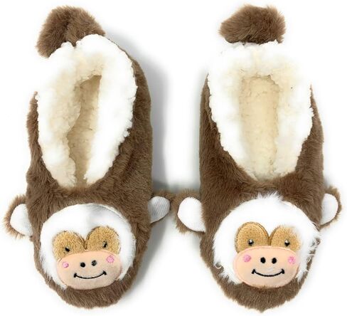 ooohyeah Women’s Funny Fuzzy Animal Slippers, Cute Cozy Non-Slip House Slippers for Women, Manatee Splash in Saudi Arabia