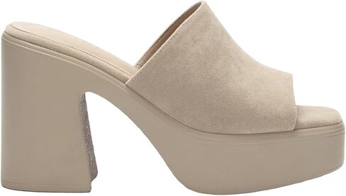 Mi.iM Sienne Chunky Heel Slip-on Square Toe Platform Sandals in Kuwait