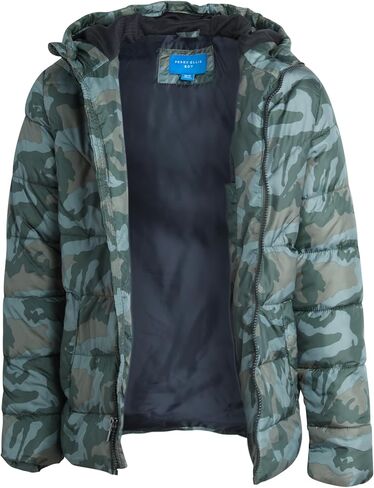 Perry Ellis Boys’ Winter Jacket – Kids Lightweight Quilted Puffer Coat – Weather Resistant Outerwear Coat for Boys (8-18) in Saudi Arabia