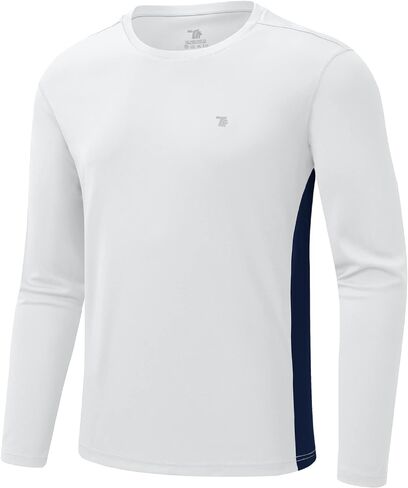Gopune Men's Swim Shirts Rash Guard Long Sleeve UPF 50+ Sun Protection Quick Dry Outdoor Hiking Fishing Shirts in Saudi Arabia