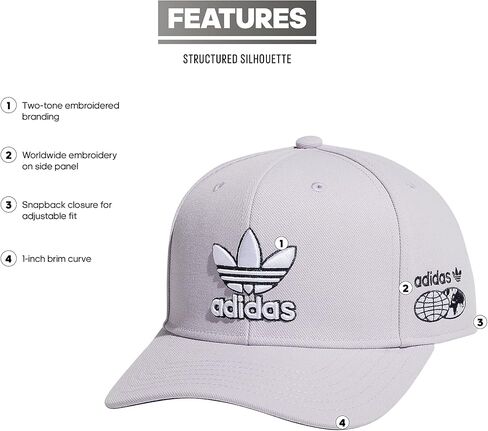adidas Originals Men's Modern Structured Adjustable Fit Hat in Saudi Arabia