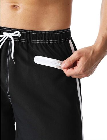 unitop Men's Volley Board Shorts Lightweight Water Sports Drawstring Swim Shorts with Lining in Saudi Arabia