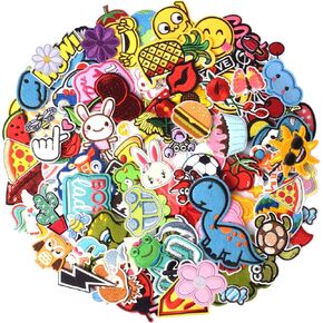 45 Pieces Pink Iron on Patch, Girls Iron on Patches Set, Sew on/Iron on Embroidered Patch Applique for Clothes, Dress, Hat, Jeans, DIY Accessories in Kuwait