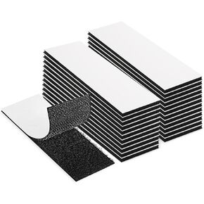 EOTW Self Adhesive Dots 20mm/0.79" Strong Adhesive White Diameter Sticky Back Coins, Hook & Loop Dots with Waterproof Sticky Glue for Home Office 720pcs(360 Pairs)