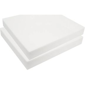 FoamTouch Upholstery Foam Cushion High Density 4" Height x 24" Width x 24" Length Made in USA in Saudi Arabia