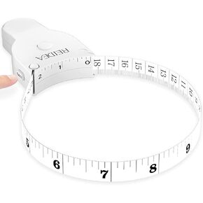 Body Tape Measure 60in with Clip-n-Lock & Eject (Pop Up Release) Button & Rebound Buckle, REIDEA M2 Upgraded Ergonomic and Portable Design, 60inch/150cm, Lavender Purple