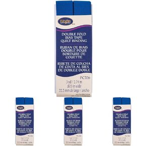 Wrights Snorkel Blue Double Fold Quilt Binding 7/8" X3yd, 1 Count (Pack of 1) in Kuwait