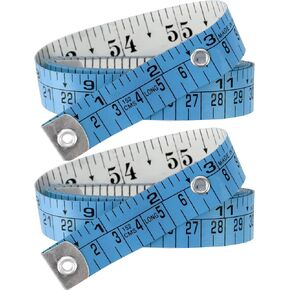 Pack of 2 Fabric Tape Measure, Measuring Tape for Body |Soft Measuring Tape for Sewing Cloth & Weight Loss Medical Body Measurement Nursing Craft 60 inch,150 cm in Saudi Arabia
