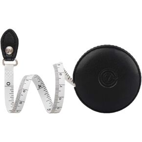 Tape Measure for Body Measuring Fabric Sewing Tailor Ruler Flexible Soft Pocket Small Mini Body Measurement Cloth Measuring Tape 60 Inch Premium Leather Retractable Tape Measure in Kuwait