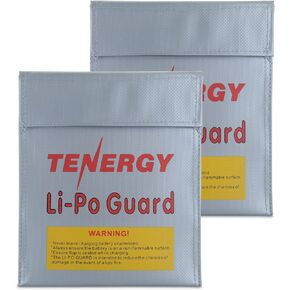 Tenergy 2 Pack, Fire Retardant Lipo Bags, Battery Bags for Charging and Storage, 5.5x3.5x2 inches Each in Saudi Arabia