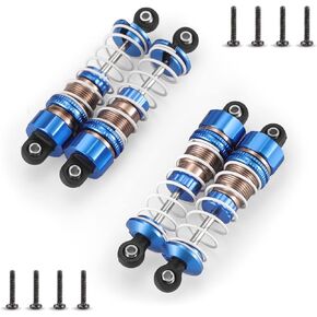 HAIBOXING RC Cars Spare Parts Full Aluminum Oil Shocks 4pcs, 1/18 RC Trucks Replacement Parts Apply to 2021 New Version 18858 & 18859 &18859A (18HOP1)