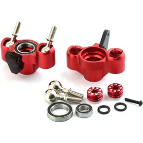 Alloy Front Steering Blocks Steering Knuckle Arm AR330505 for Arrma Kraton 6S Outcast 6S Notorious 6S Fireteam 6S BLX Upgrades Parts (Red) in Kuwait