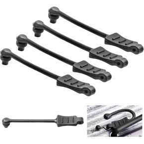 HobbyPark 20pcs RC Rubber Retainer Pull Tabs for 1/12 1/10 1/8 1/5 RC Car Body Clips (fit 1.2mm 1.4mm 1.5mm Rod)