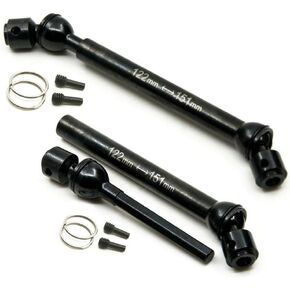 2pcs Stainless Universal Drive Shaft for 1/10 RC SCX10 D90 TRX-4 (100~135mm)