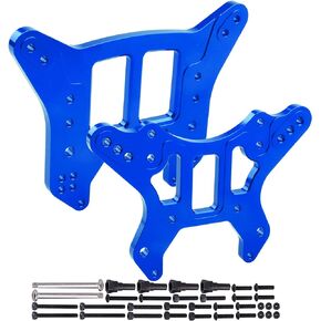 Aluminum Shock Tower Front & Rear for Arrma 1/8 Kraton/Notorious 6S BLX Replacement Parts,Replace AR330220 and ARA320581 (Red)