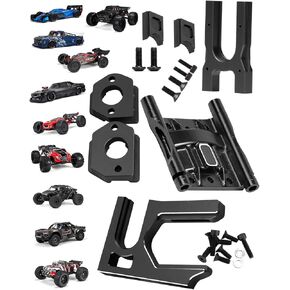 Center Differential Mount & Cover & Motor Mount Upgrades Part for 1/8 Kraton/Notorious/Outcast/Talion/Typhon,1/7 Felony/Infraction/Fireteam/Mojave/Limitless,Red in Kuwait