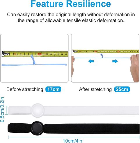 240 Pieces Mask Elastic for Face Mask Ear Loops Adjustable Buckle with Sewing Ear Hook Strap Elastic Adjustment Buckle Reducing Pressure Ear Extender Anti-Tightening DIY Making Accessories (Colorful) in Saudi Arabia