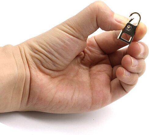 Zipper Pull Tab Replacement Metal Zipper Handle Mend Fixer for Suitcases Luggage Jacket Backpacks Coat Boots (4 Colors) in Kuwait