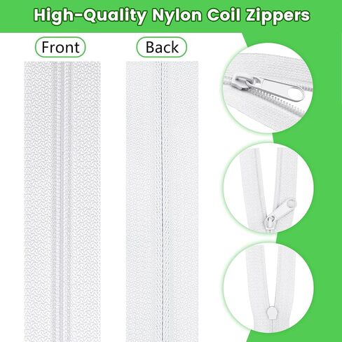DOITEM 120Pcs Zippers Repair Kit Zipper Replacement 3# Zipper Pull Rescue Kit for Clothing Jackets Purses Luggage Backpacks (23 Colors) in Kuwait
