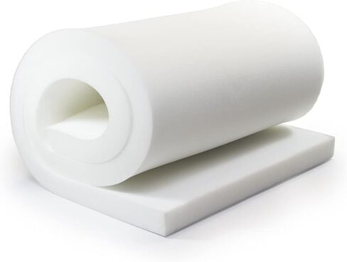 AK TRADING CO. (1" H X 30" W x 72"L) Upholstery Foam Cushion CertiPUR-US® Certified. Perfect for Seat Replacement, Upholstery Sheet & Foam Padding,white in Saudi Arabia