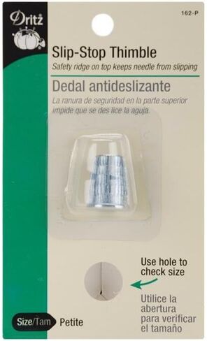 Dritz 162-XL Slip Stop Thimble, Size Extra Large , Silver in Kuwait