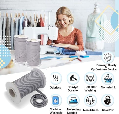 Tewadoo Bias Tape Double Fold 1/2 Inch White 55 Yds for Sewing in Saudi Arabia