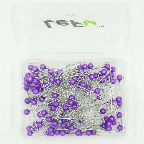 LEFV Quilting Pins Ball Head Sewing Pins,Pack of 100,Purple in Kuwait