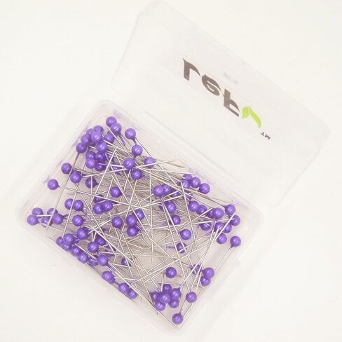 LEFV Quilting Pins Ball Head Sewing Pins,Pack of 100,Purple in Kuwait