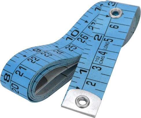 Pack of 2 Fabric Tape Measure, Measuring Tape for Body |Soft Measuring Tape for Sewing Cloth & Weight Loss Medical Body Measurement Nursing Craft 60 inch,150 cm in Kuwait