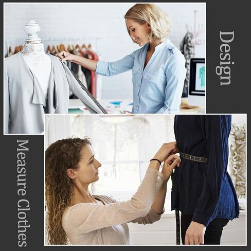 شريط قياس أوروراي لقياسات الجسم، 7 عبوات 60 بوصة شريط قياس الخياطة قابل للسحب من القماش الناعم شريط قياس مزدوج الجوانب شريط قياس حشو للتخزين، متعدد الألوان in Kuwait